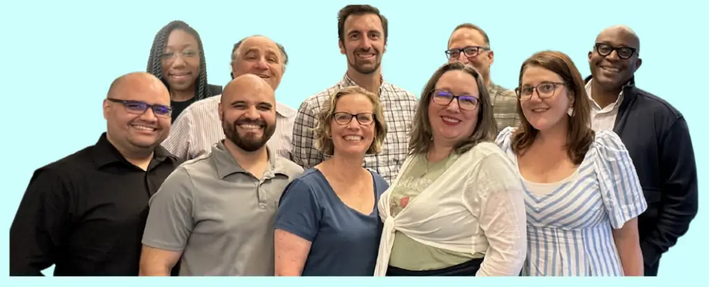 A group photo of the Speak Agent team.