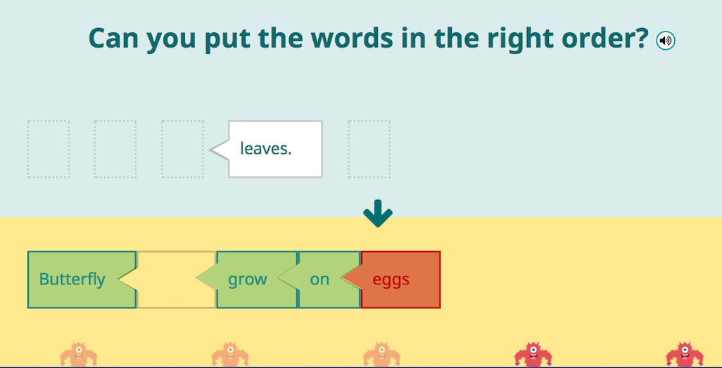 Scrambled Sentences Academic Language Game