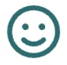 Level up smiling icon