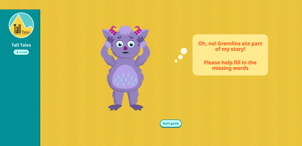 Tall Tales Loading screen