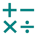 A plus, minus, multiplication, and division symbol