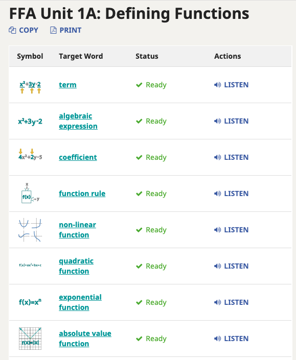 Screenshot of a wordlist