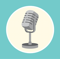 A vintage microphone