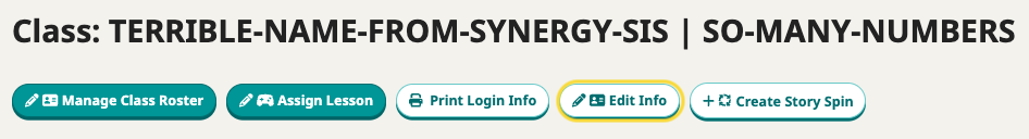 Example class name