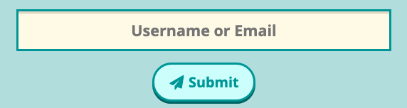 Example username field