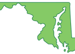 Maryland map icon